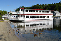 Sunapee Harbor, NH - M.V. Sunapee Lake Queen with Ducks